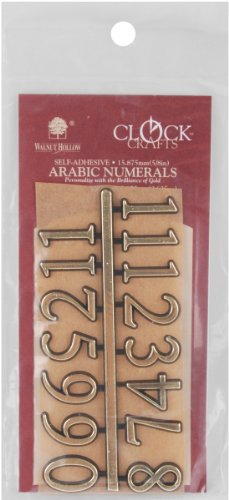 Walnut Hollow Arabic Clock Numerals .625