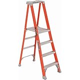 Louisville Ladder 4-Foot Fiberglass Platform Step Ladder, 300-Pound Load Capacity, Type IA, FXP1704