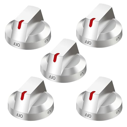 DG64-00473A for Samsung Stove Knob Replacement with Upgraded Stainless Steel Reinforced Replacement for Samsung Gas Range/Oven/Stove