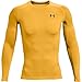 Under Armour Men's Armour HeatGear Compression Long-Sleeve T-Shirt , Steeltown Gold (750)/Black, X-Small