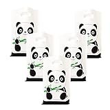 50 PCS Panda Theme Plastic Bags/Souvenir Gift bags/Gift Bags Party Supplies Bags Party Supplies Decoration Suitable for Panda Theme Parties