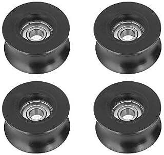 4pcs U Groove Pulley Roller Guide Wheel for U Groove Pulley 0840UU