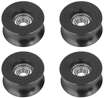 4pcs U Groove Pulley Roller Guide Wheel for U Groove Pulley 0840UU