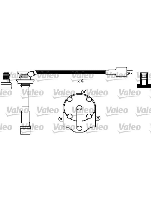 Valeo 346430 Set cavi di accensione