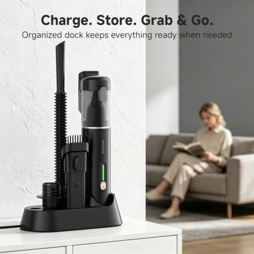 dreame VBP20-B Car Vacuum Cleaner 4-in-1 Hand Vacuum with Charging Dock - image 5