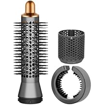 Small Round Volumizng Brush Attachment and Outer Filter Cage Cover Replacement and Cleaning Brush for Dyson airwrap HS01 HS05