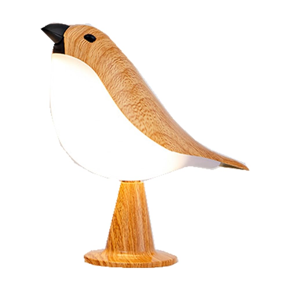 CTRLZS Small Bird Desk Lamp,Rechargeable Cordless Table Lamp with 3 Color Temperatures,Remote Control & Touch Sensor