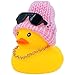 MuMyer Rubber Duck Car Ornaments Duck Car Dashboard Decorations for Car Dashboard Decoration Accessories with Mini Hat Swim Ring Necklace and Sunglasses