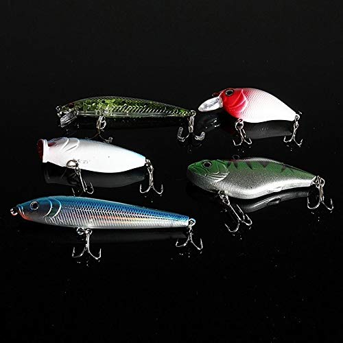 Kit D'appâts De Pêche - Eau Douce Et Salée, Leurres Métalliques Multicolores, Neuf