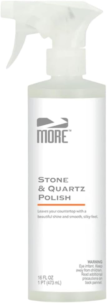 MORE - Stone & Quartz Polish - para encimeras de granito, mármol y piedra natural - 16 oz