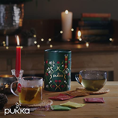 Pukka Kerstcollectie Kruidenthee Geschenkdoos, bevat 5 soorten heerlijke, verwarmende kruidentheeën. Ook leuk als kerstcadeau. - 30 Zakjes - Afbeelding 6