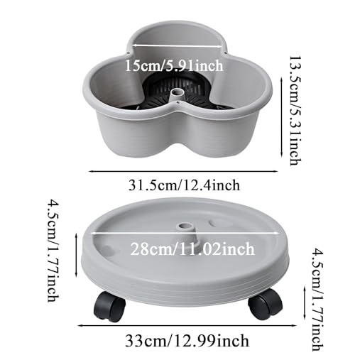 Planteur empilable sur roues pour optimiser l'espace de votre balcon - 6