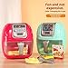 Simulated Air Fryer Pretend Play Toy, Play Kitchen Accessories, Simulated Air Fryer Role-Playing Toy for Toddler 3-5 5-7 (Green)