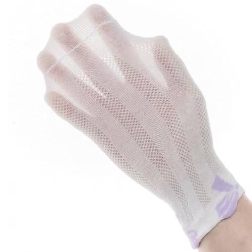 5-Pack Girls Bow Breathable Mesh Socks White Combed Cotton Thin Summer Ankle Socks for Kids Toddlers4