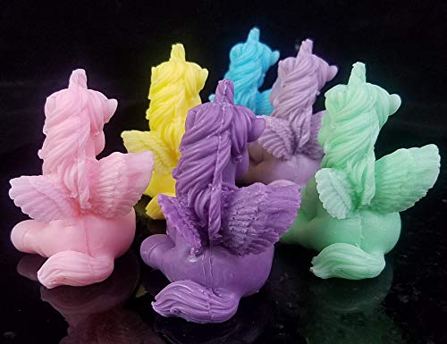 3D Unicorn Candle Mold - Moldfun Unicorn Silicone Mold For Handmade Fondant, Gum Paste, Soap, Bath Bomb, Lotion Bar, Plaster, Polymer Clay #TOP6