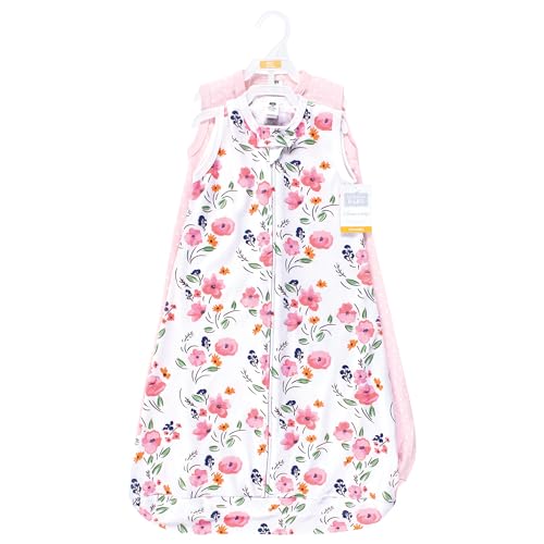 Image of Hudson Baby Unisex Baby Cotton Wearable Sleeping Bag, Sack, Blanket, Floral Bouquet Sleeveless, 18-24 Months