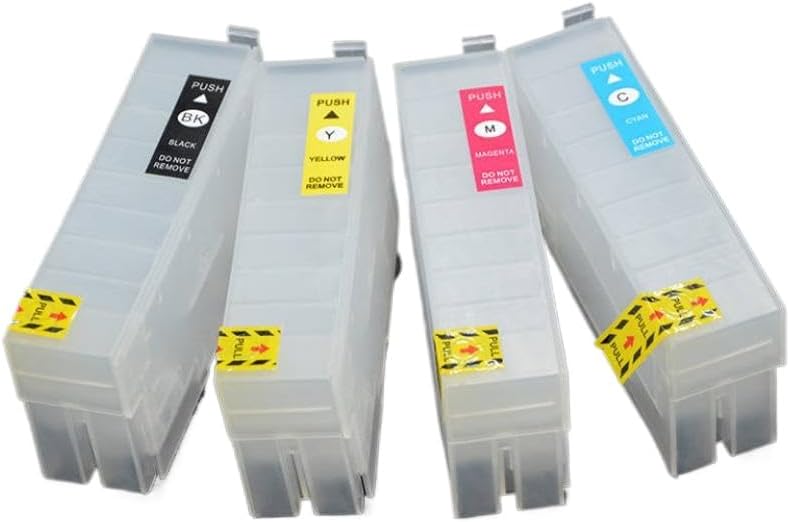 Refillable 50ML Ink Cartridge Set for Compatible T2100 T3100 T5100 T2170 T3170 T5170 T3170M T5170M T3100N T5100N in 4 Colors No Chip