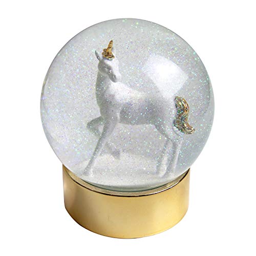 Talking Tables Gifts Unicorn Room Décor Glitter Snow Globe Birthdays, baby, bridal shower, Wedding decorations, girls, tea party, UNICORNGLOBE