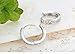 Sterling Silver Cubic Zirconia Cuff Earrings Small Hoop Huggie Earrings Stud 12mm for Women