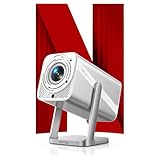 プロジェクター 家庭用【Netflixライセンス&20WDolby対応】750ASNI 高輝度［AI自動フォーカス＆自動台形補正］プロジェクター 4K 内蔵 Netflix/YouTube/PrimeVideo WiFi6 双方向Bluetooth5.3 20Wスピーカー プロジェクター 天井投影 スマホ/PC/DVD/Switchなどに対応 ホームプロジェクター TOPTRO TP1