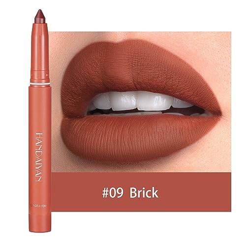 HANDAIYAN Matte Lipstick Pen Modify Lip Shape Lip Liner Lip Pencil Matte Long Lipstick Lasti Cosmetic R2Y3 Lipstick Liner Makeup - Image 3