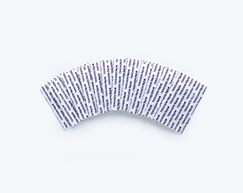 Duraco Teachers Tape™ Pads (12 Pads of 8 Pieces / 96 Pieces per Pack), Double-Sided Removable Foam Tape Pieces for Wall Mounting