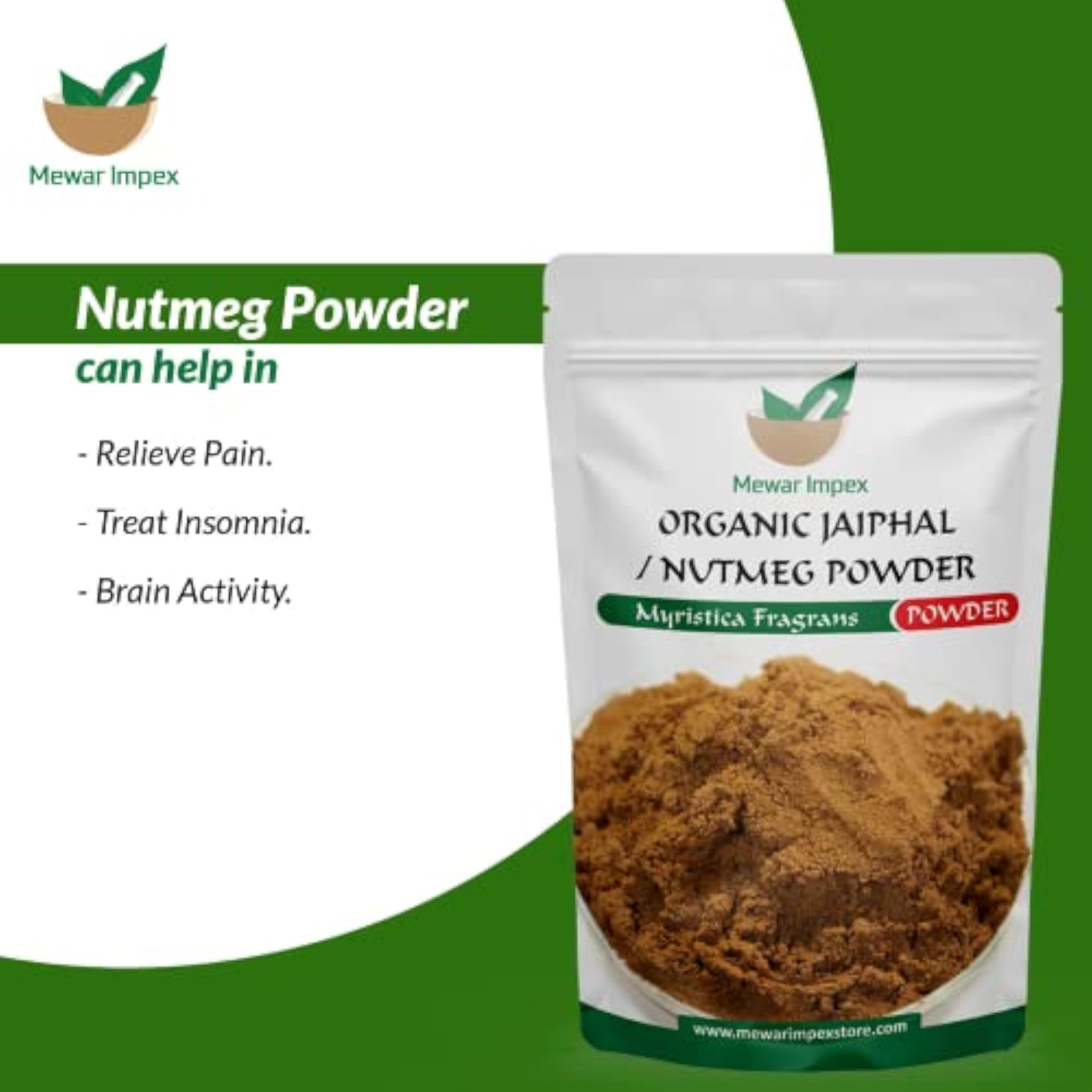 Jaiphal Powder - Nutmeg Powder - 250 gm