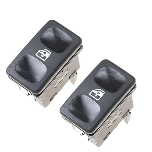 Interrupteur de vitre passager 191959855 pour commande de lève-vitre électrique VW Golf Jetta 2pcs