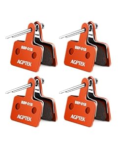 AGPTEK – AGPTEK 4X Bremsbeläge Fahrrad, Scheibenbremsbeläge, High Per