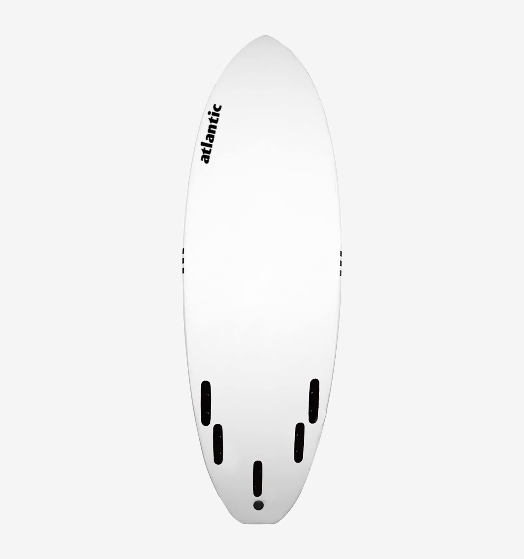Atlantic Boards | Surf Softboard | Shark | 5'10 x 20 x 2,5 Zoll: 32L | Epoxidharz + Glasfaser | FCS-System: 5 Kilometer