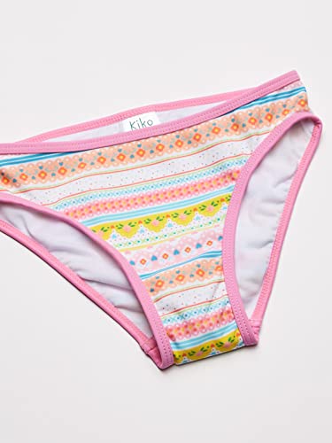 Image of KIKO & MAX Girls' Ruffle Top Bikini Swim Suit Bathing Suit