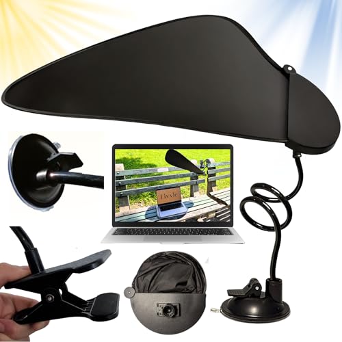 Cubicle Shade – Adjustable Clip-On Desk Shade to Block Light & Reduce Glare – Portable Cubicle Lights Shield to Block Overhead-Light – Ideal for Blocking Window Sun Glare