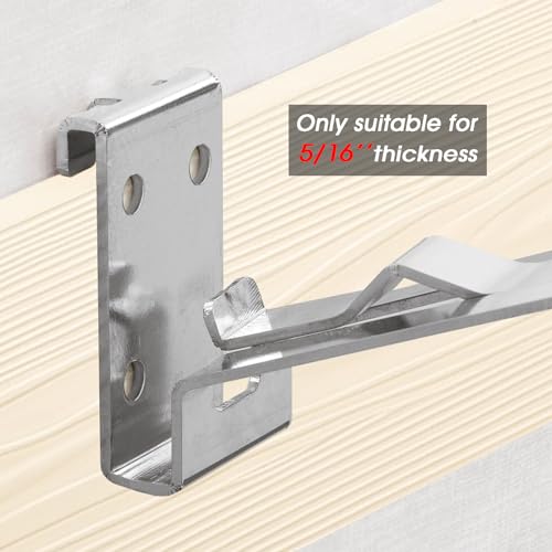 2 Pack Hangers for Hardie Board Siding Tools,5/16-Inch Fiber Cement Lap Siding Installation Tools for Hardie Plank, 1-1/4-Inch Overlap Gauge Clamps - Thumbnail 4