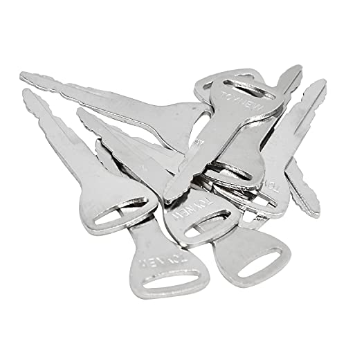 Notonmek 10 Pcs Ignition Keys 57591-23330-71 A62597 162597 For Toyota Forklift (10) #TOP1