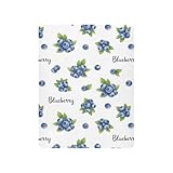 Fruits Blueberries Leaves White-2 Baby Crib Sheets for Boys Girls Soft Nursery Bedding Sheet Crib Mattress Sheets for Girl Boy Kids Infant Bed S