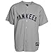 MLB New York Yankees 1927 Cooperstown Synthetic Replica Baseball Jersey, Yankee Grey