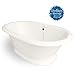 American Bath Factory T120A-OB-C-B 72" Heritage Bathtub - Bisque - Old World Bronze Finish