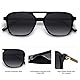 SOJOS Sonnenbrille Damen Herren Retro, Vintage Rechteckig Trendy Damen Herren Sonnenbrillen SJ2202