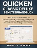 Quicken Classic Deluxe Benutzerhandbuch: Schritt-für-Schritt-Leitfaden zur Kontoeinrichtung,...
