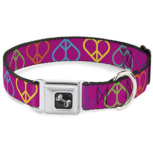 Collier de chien grand format Buckle Down anti-traction boucle robuste fuchsia - 2