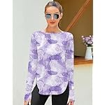 ZHENWEI Women's Long Sleeve Sun Shirt UV Protection Workout Tops Lightweight UPF 50+ Golf Gym Hiking Shirts Outdoor Clothing - Image 2