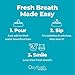 Oxyfresh Premium Pet Dental Care Solution Pet Water Additive: Best Way to Eliminate Bad Dog Breath and Cat Bad Breath - Fights Tartar & Plaque - So Easy, Just Add to Water! Vet Recommended 16 oz.