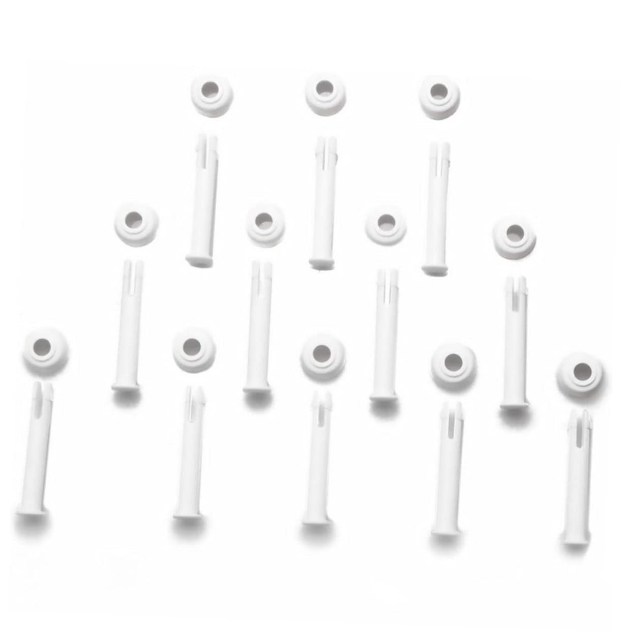 Toyvian 72piezas Conector De Piscina De Pasadores Plásticos para Repuestos De Accesorios De Piscina Desmontable Instalación y Reemplazo De Dañado o Perdido para Verano