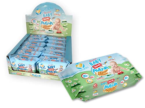 Setablu – Salviettine Baby Travel Avena 20 Pezzi