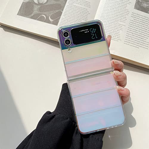 Coque Samsung Z Flip 4 avec bracelet noeud dégradé laser chic