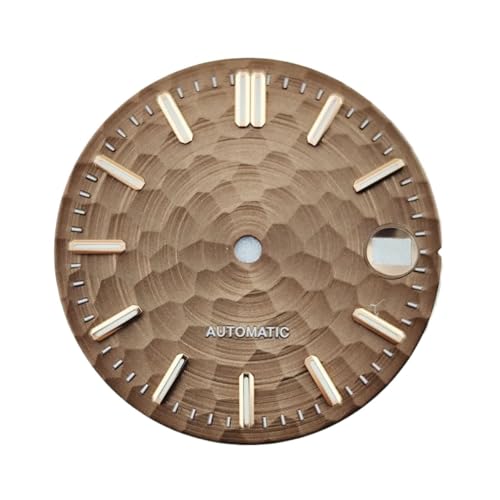 Hyuwdai 1 x NH35-Zifferblatt, NH-Serie 35/36, Herrenuhr-Zifferblatt, geeignet für NH35-Uhrwerk-Uhrenzubehör, 12, Without logo