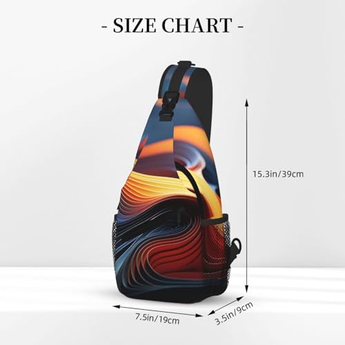 Bolso cruzado tipo sling para mujeres y hombres miniatura 3