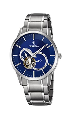 Preisvergleich Produktbild Festina Herren Analog Automatik Uhr mit Edelstahl Armband F6845 / 3