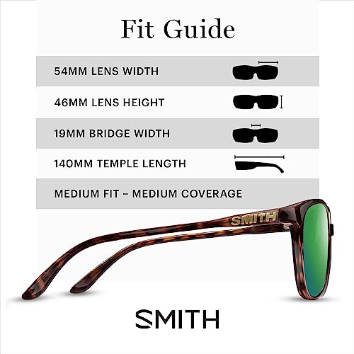 Image of SMITH Cheetah Sunglasses with Polarized Lenses - Performance Sports Active Cat Eye Sunglasses - For Women