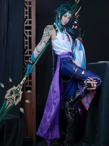 OSIAS Genshin Impact Xiao Cosplay Outfit Xiao Costume(XXL) - Image 3